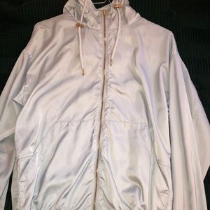 light blue/mint wind breaker